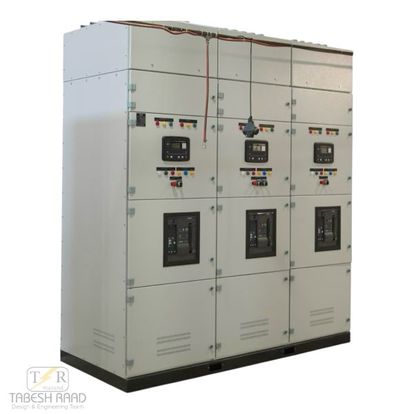 تابلوی سیواکن ۸PT با کلید های قدرت هوایی ۵۰۰۰ و ۳۲۰۰ آمپر ، باسبار دو طبقه با ظرفیت ۷۰۱۰ آمپر جهت سنکرون نیروگاه داخلی با برق شهر و جبران نا همترازی در بنگاه های پر مصرف (دیماند بالا) مجهز به کنترل های سنکرون برای یکساز سازی ولتاژ ژنراتور ها با یکدیگر و شبکه توزیع.