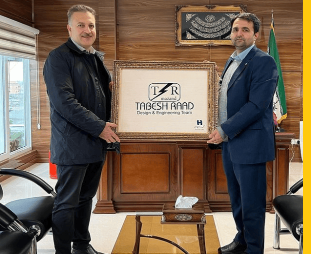 Bank Saderat Iran partnership with Tabesh Raad Mazand