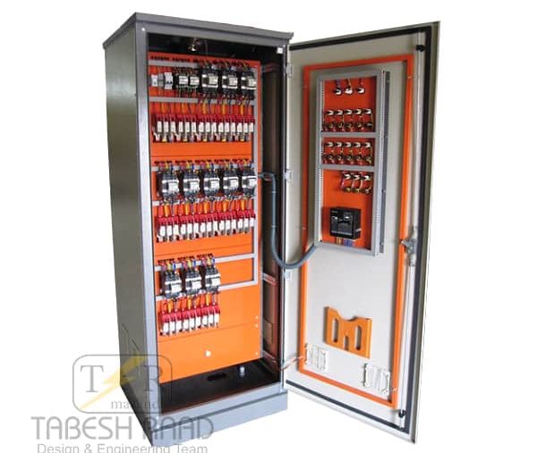 Capacitor bank panel